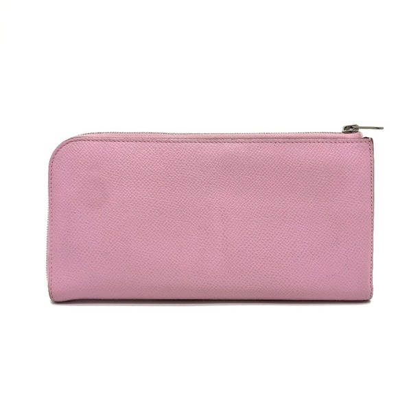 HERMES Hermes Remix Combine Duo Long Wallet Epson Women's Mauve Sylvestre x L...